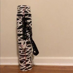 Yoga mat with easy carry sleeve
